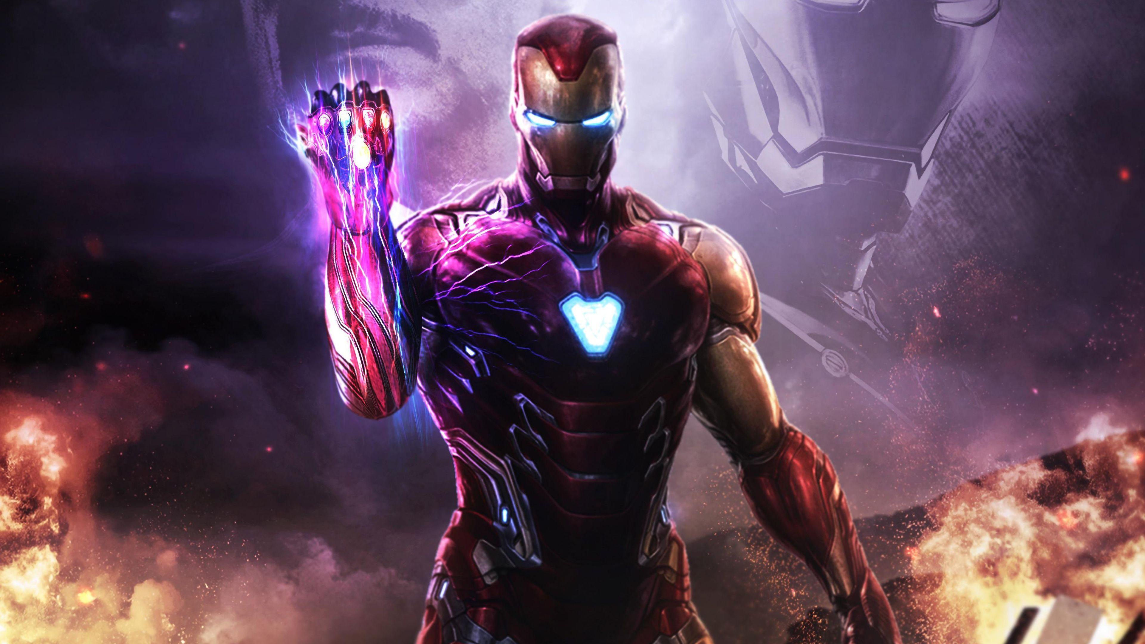 3840x2160 Iron Man Snap Wallpaper