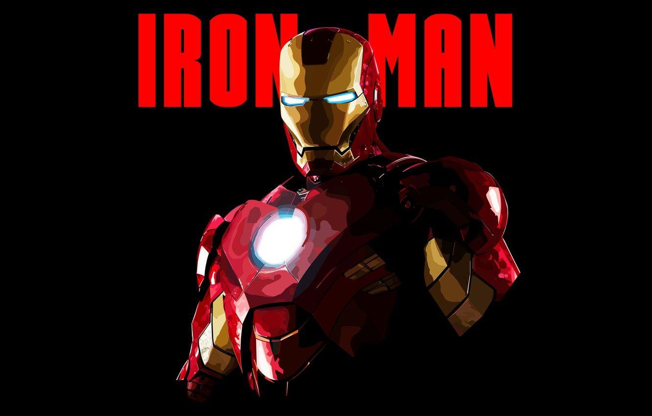 1332x850 Wallpaper Minimal, Iron Man, Wallpaper, Artwork image for desktop, section арт