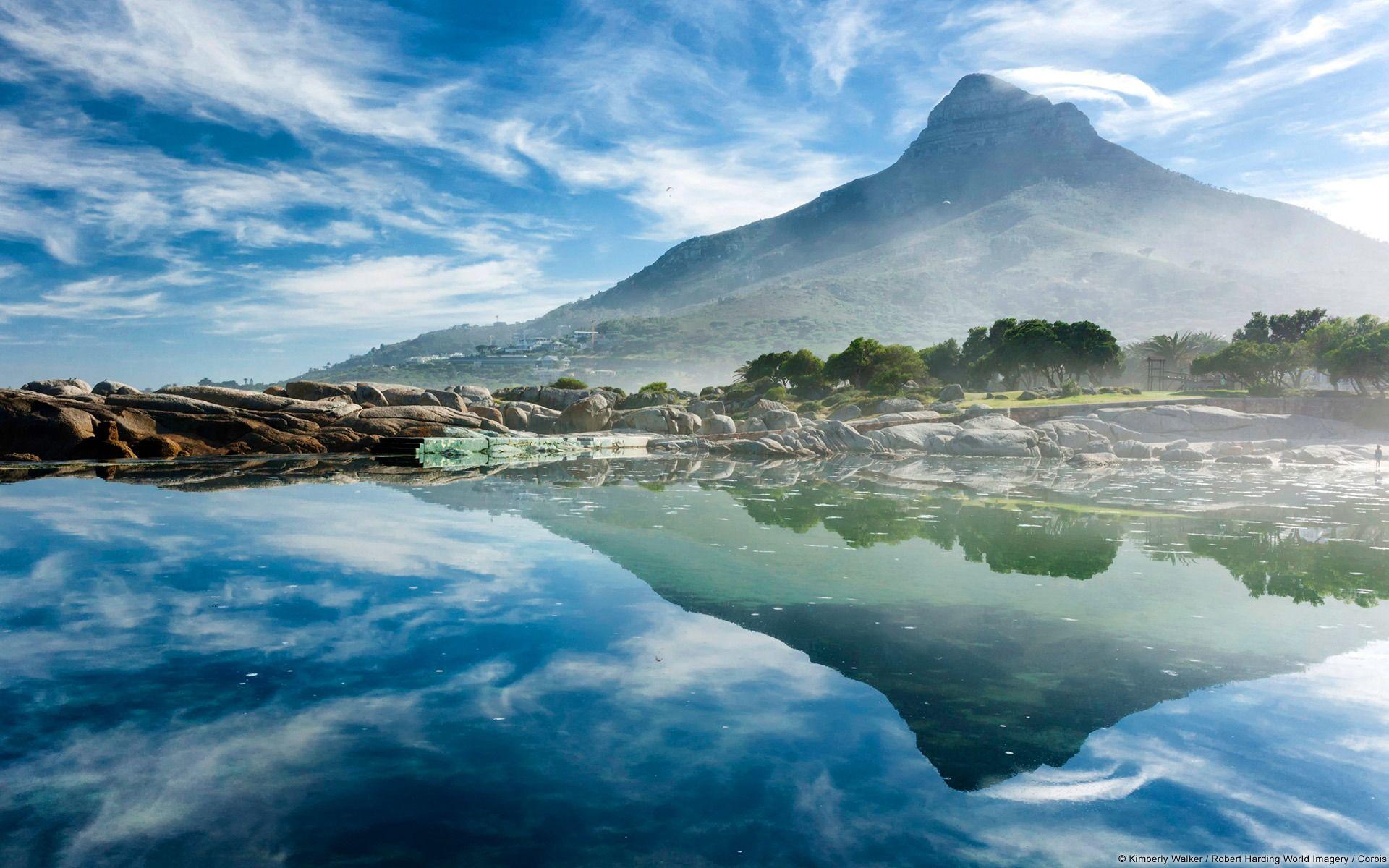 1920x1200 Cape Town South Africa Lion Head Windows 10 HD Wallpaper Wallpaper Download. Lake Picture, National Parks, Mountain Lake