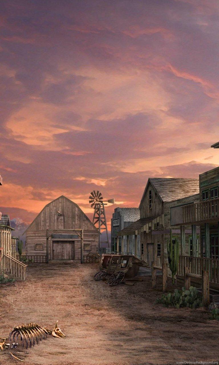 768x1280 Wild West Background Desktop Background