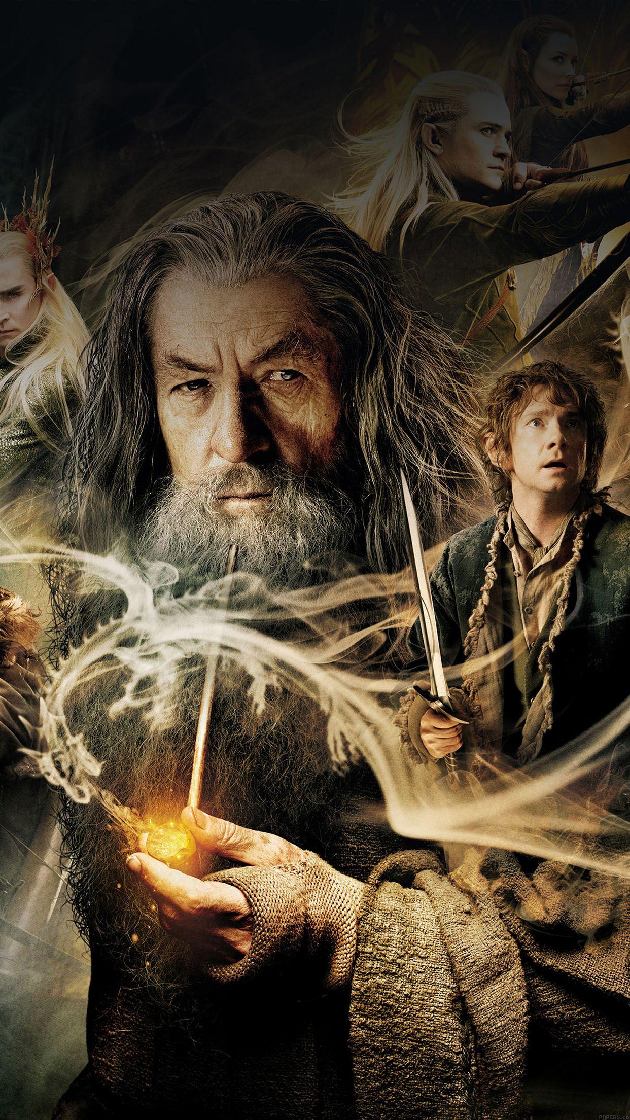 1242x2208 Wallpaper Desolation Of Smaug Hobbit Film Face