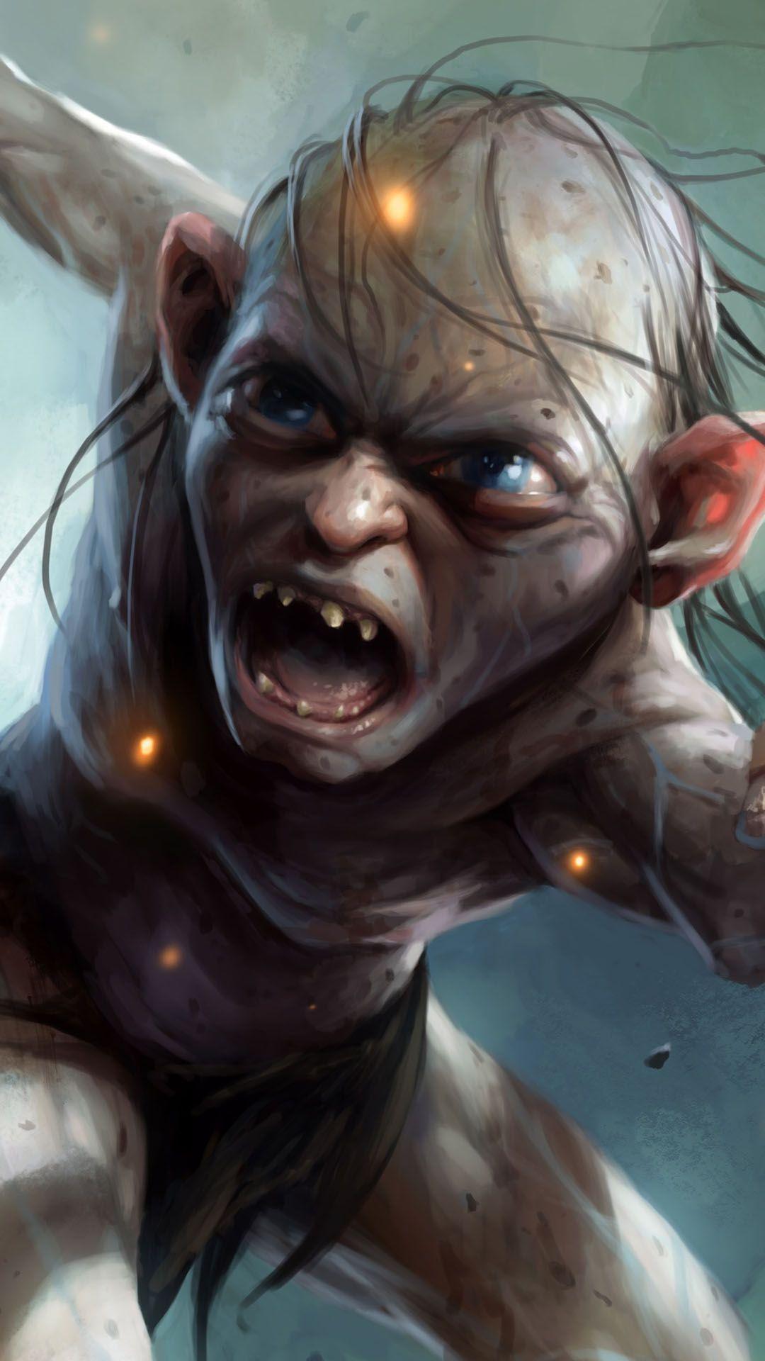 1080x1920 Gollum The Hobbit IPhone 6 6 Plus And IPhone 5 4 Ombre De La Guerre Gollum Wallpaper & Background Download