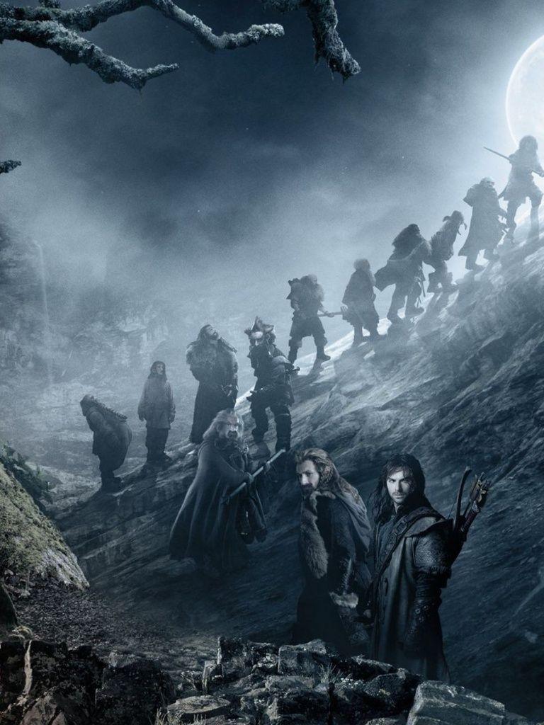 768x1024 Hobbit iPhone iPad wallpaper