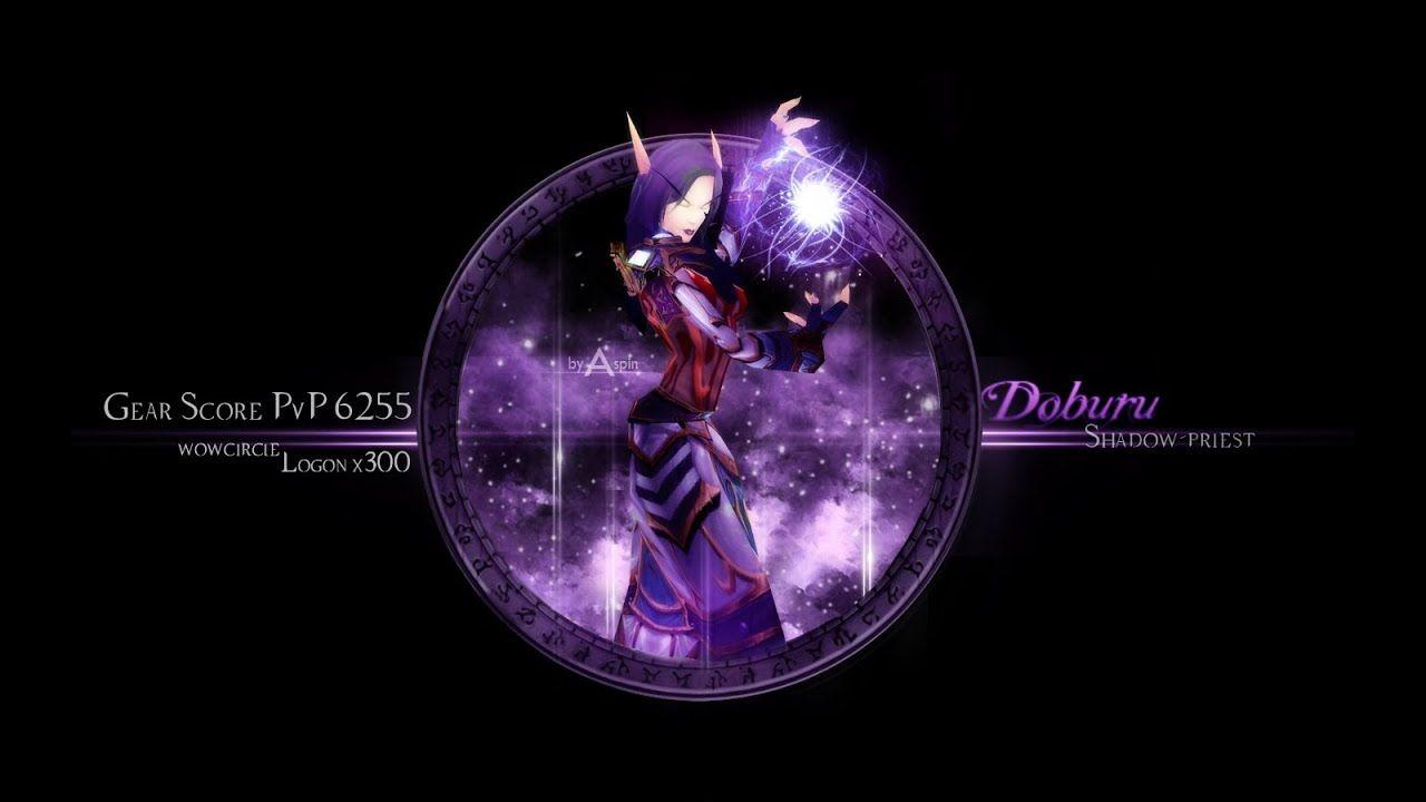 1280x720 WoW wallpaper elf priest / speed art