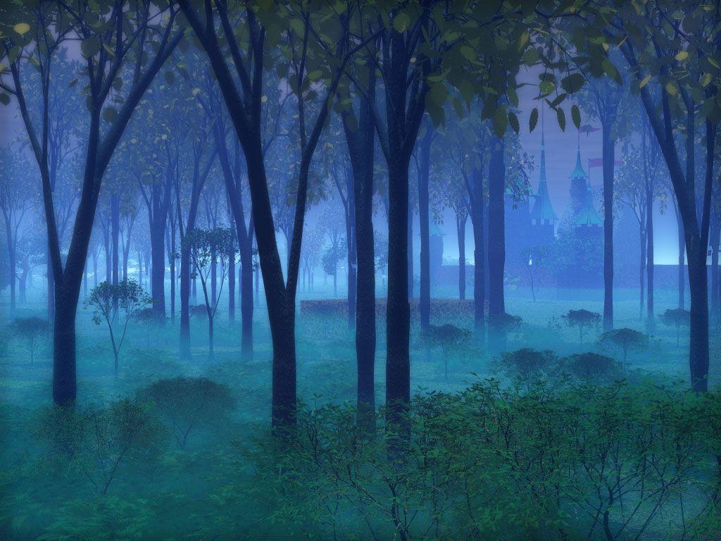 1024x768 Enchanted Forest Background