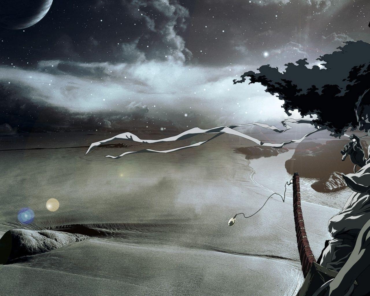 1280x1024 Simple Afro Samurai Desktop Background HD 1920x1080