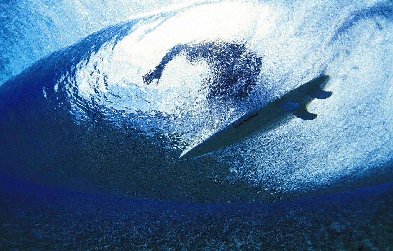 1332x850 Wallpaper ocean, surfing, wave, surfboard image for desktop, section спорт