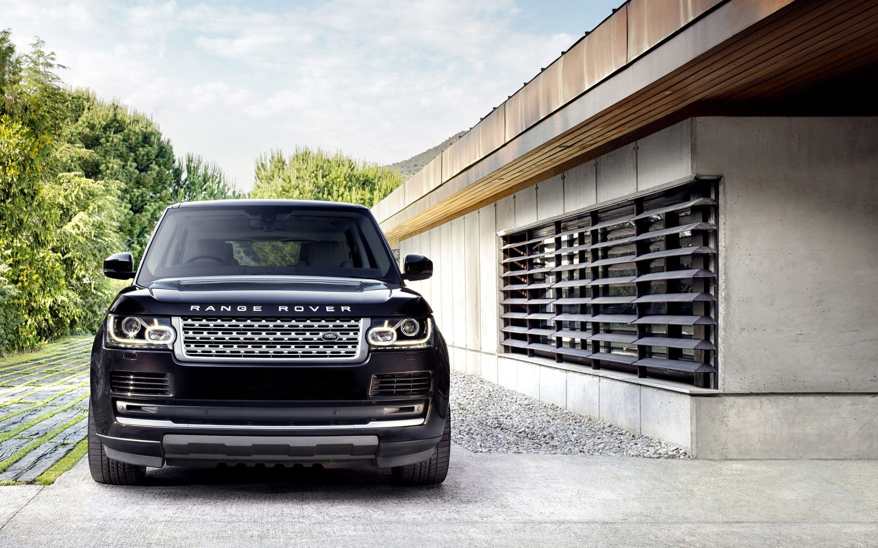 2880x1800 Gorgeous Black Range Rover HD Wallpaper