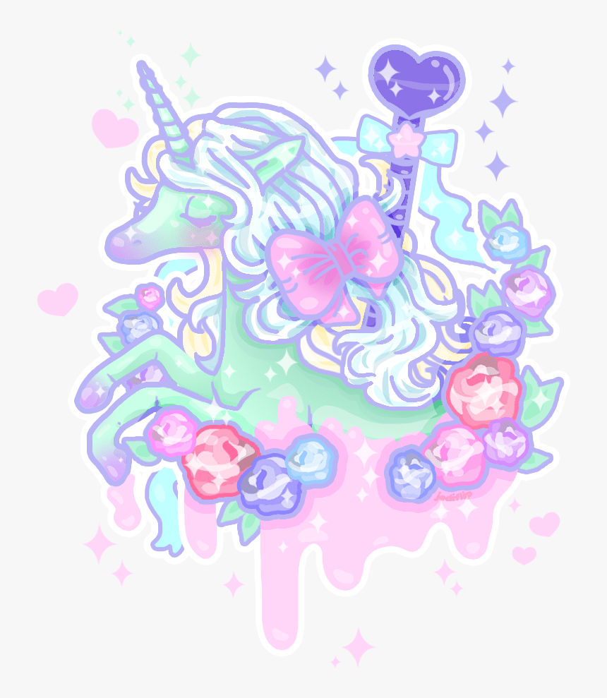 860x989 Unicorn Wallpaper For Computer Pastel, HD Png Download, Transparent Png Image