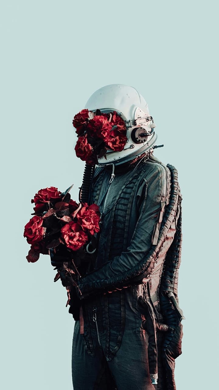 Astronaut Flower Wallpapers - Top Free Astronaut Flower Backgrounds