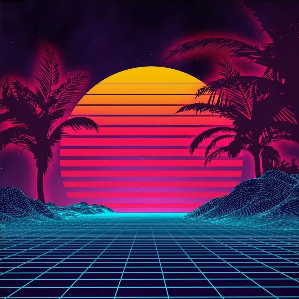 80s Palm Tree Sunset Wallpapers - Top Free 80s Palm Tree Sunset