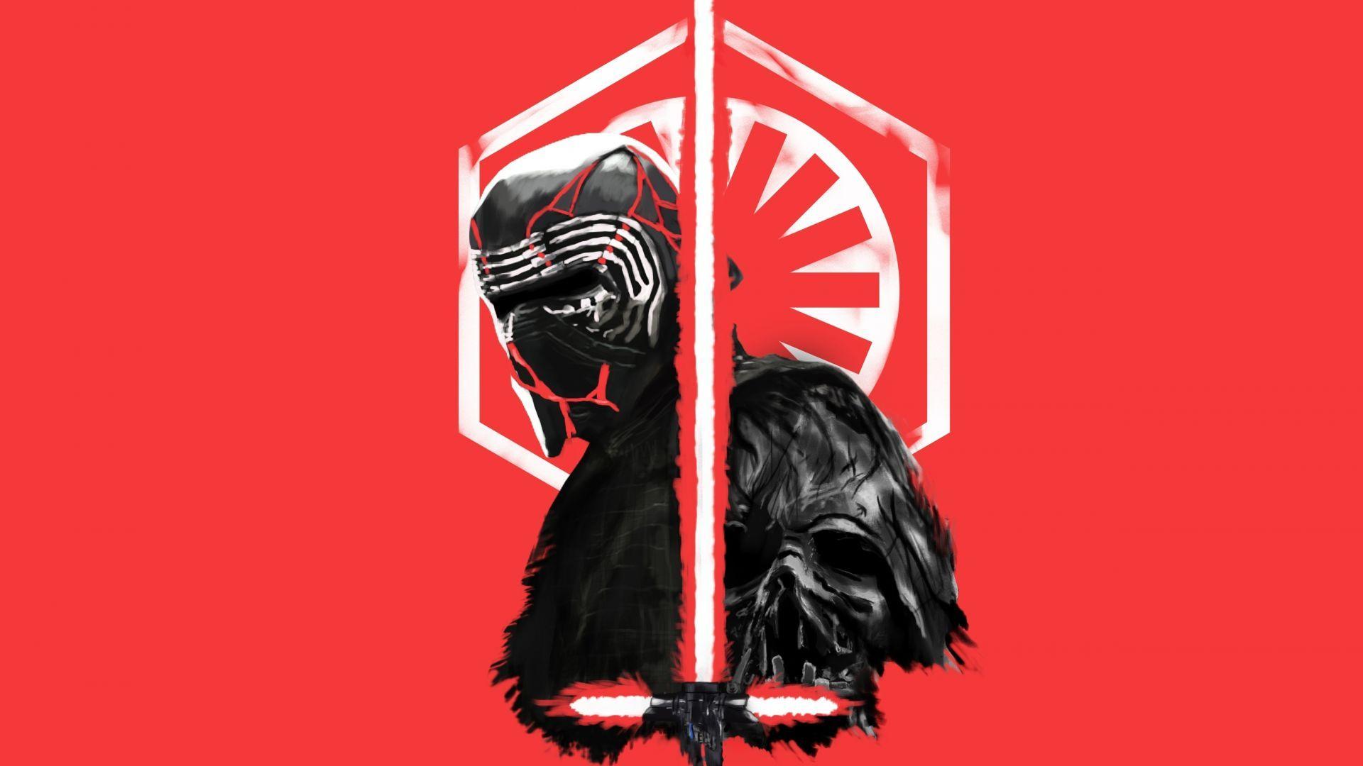 1920x1080 Desktop wallpaper star wars, kylo ren, fan art, HD image, picture, background, 147148