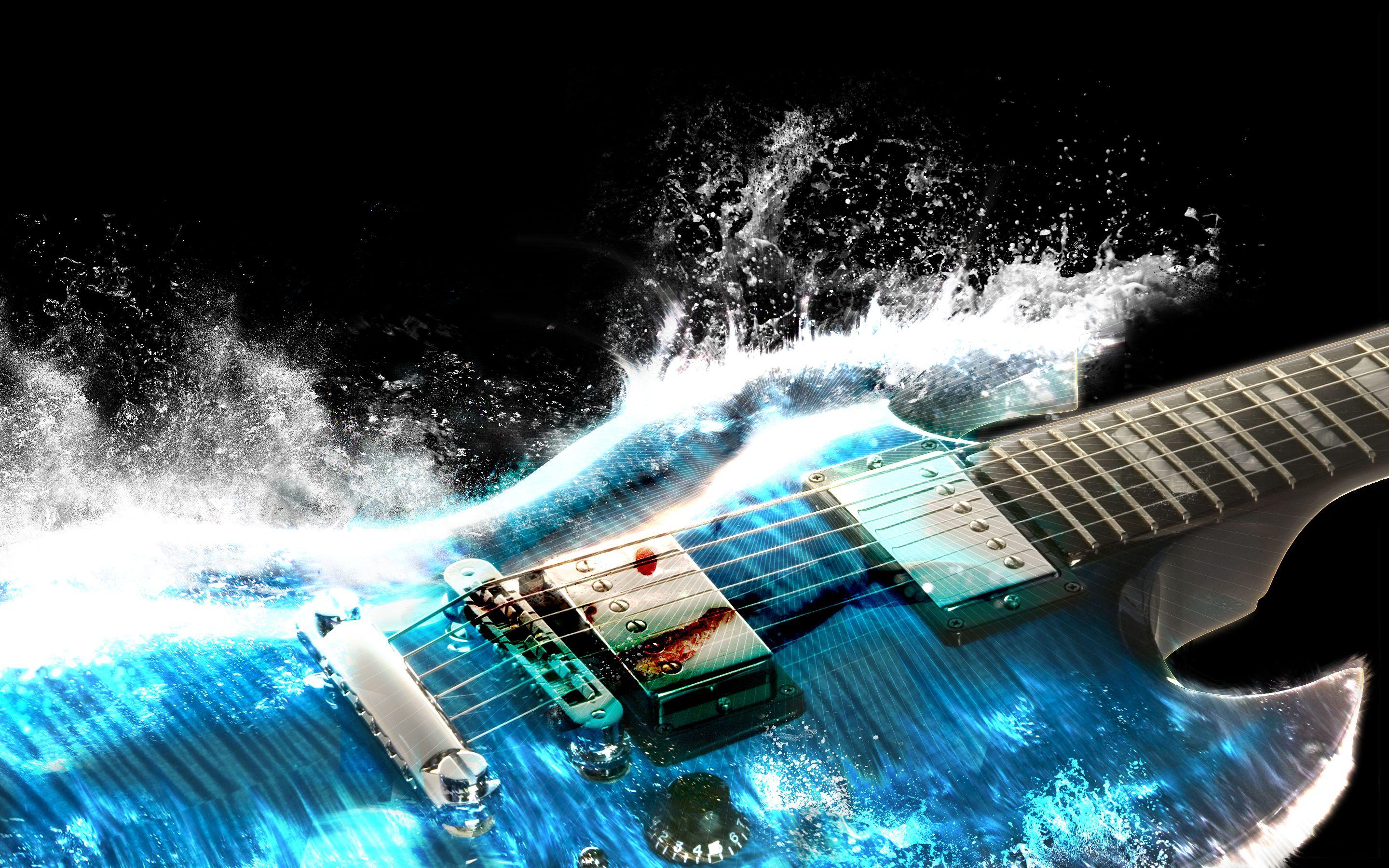 Blue Guitar Wallpapers Top Free Blue Guitar Backgrounds WallpaperAccess