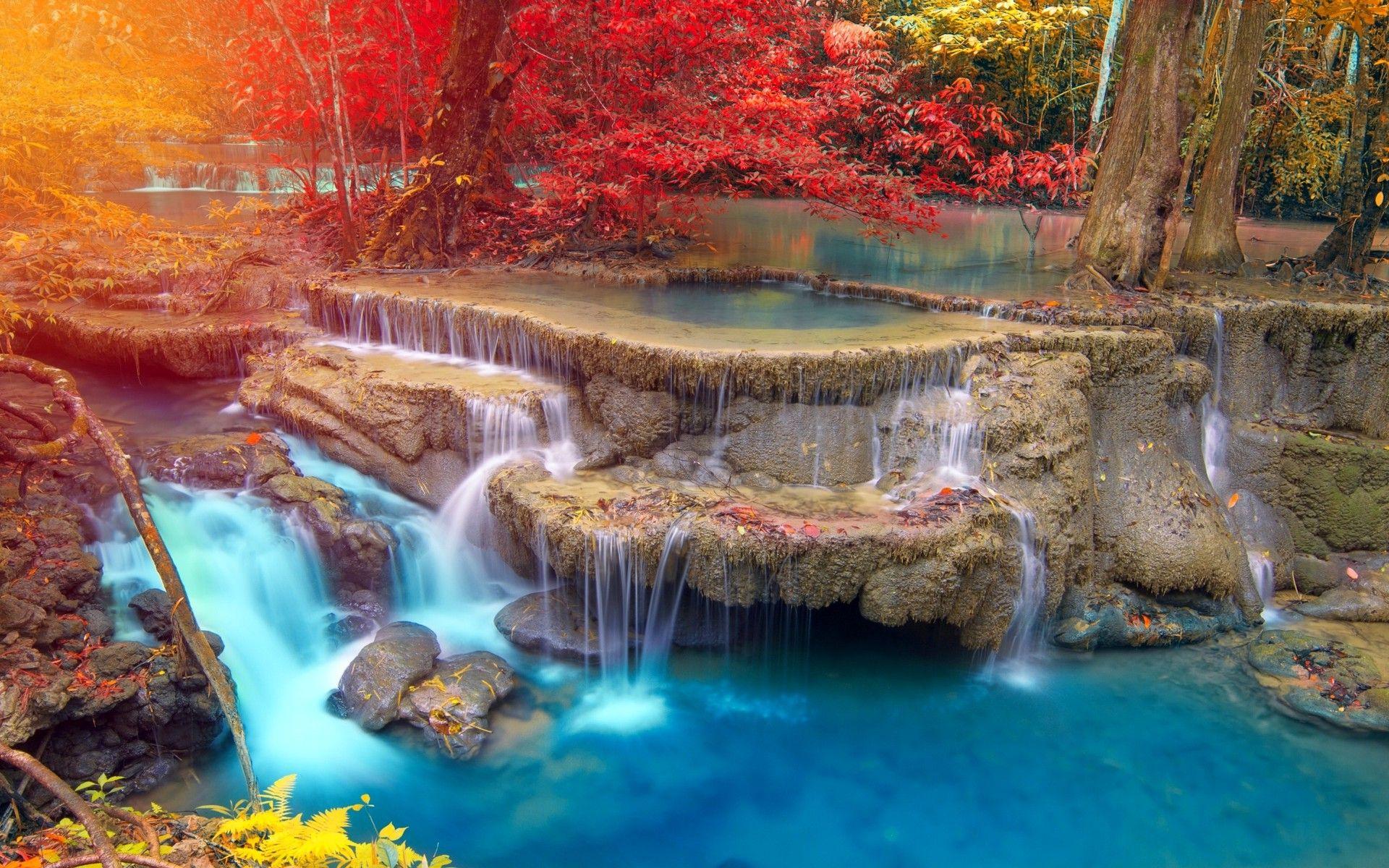 Tropical Waterfall Desktop Wallpapers - Top Free Tropical Waterfall ...