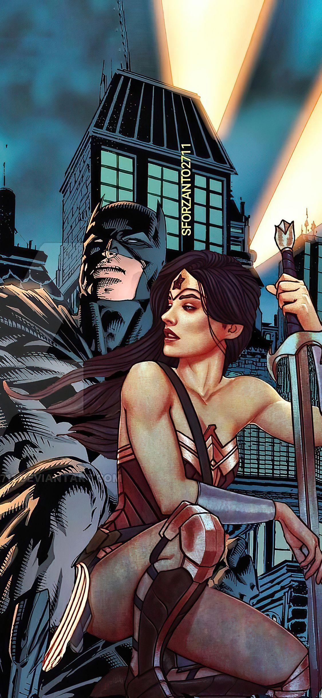 1125x2436 Batman And Wonder Woman On Mission Together 4k iPhone XS, iPhone iPhone X HD 4k Wallpaper, Image, Background, Photo and Picture