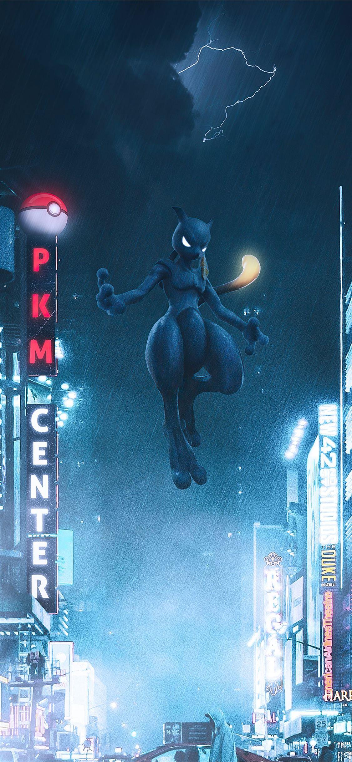 1125x2436 mewtwo 4k iPhone 11 Wallpaper Free Download