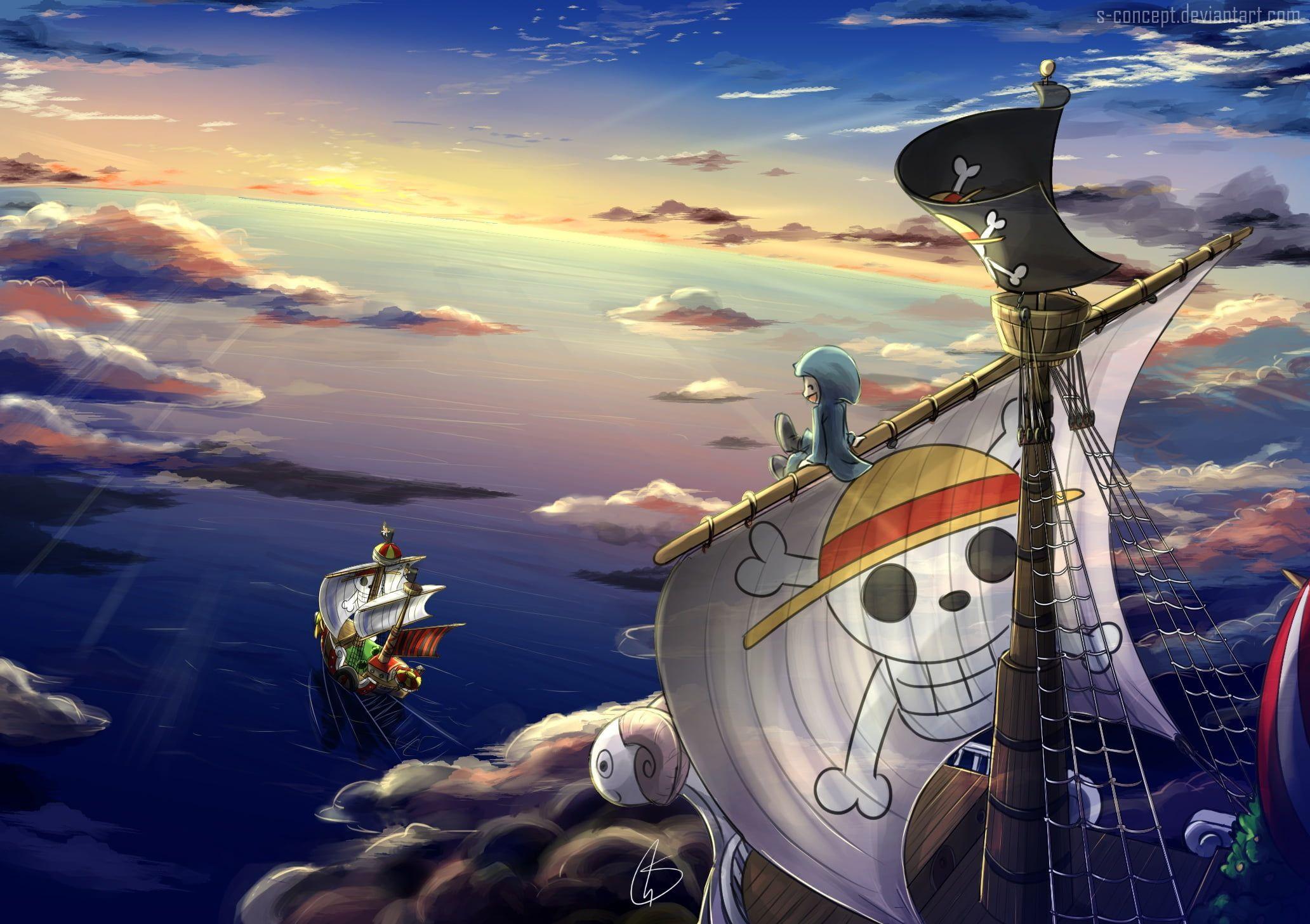One Piece Thousand Sunny Wallpapers - Top Free One Piece Thousand Sunny ...