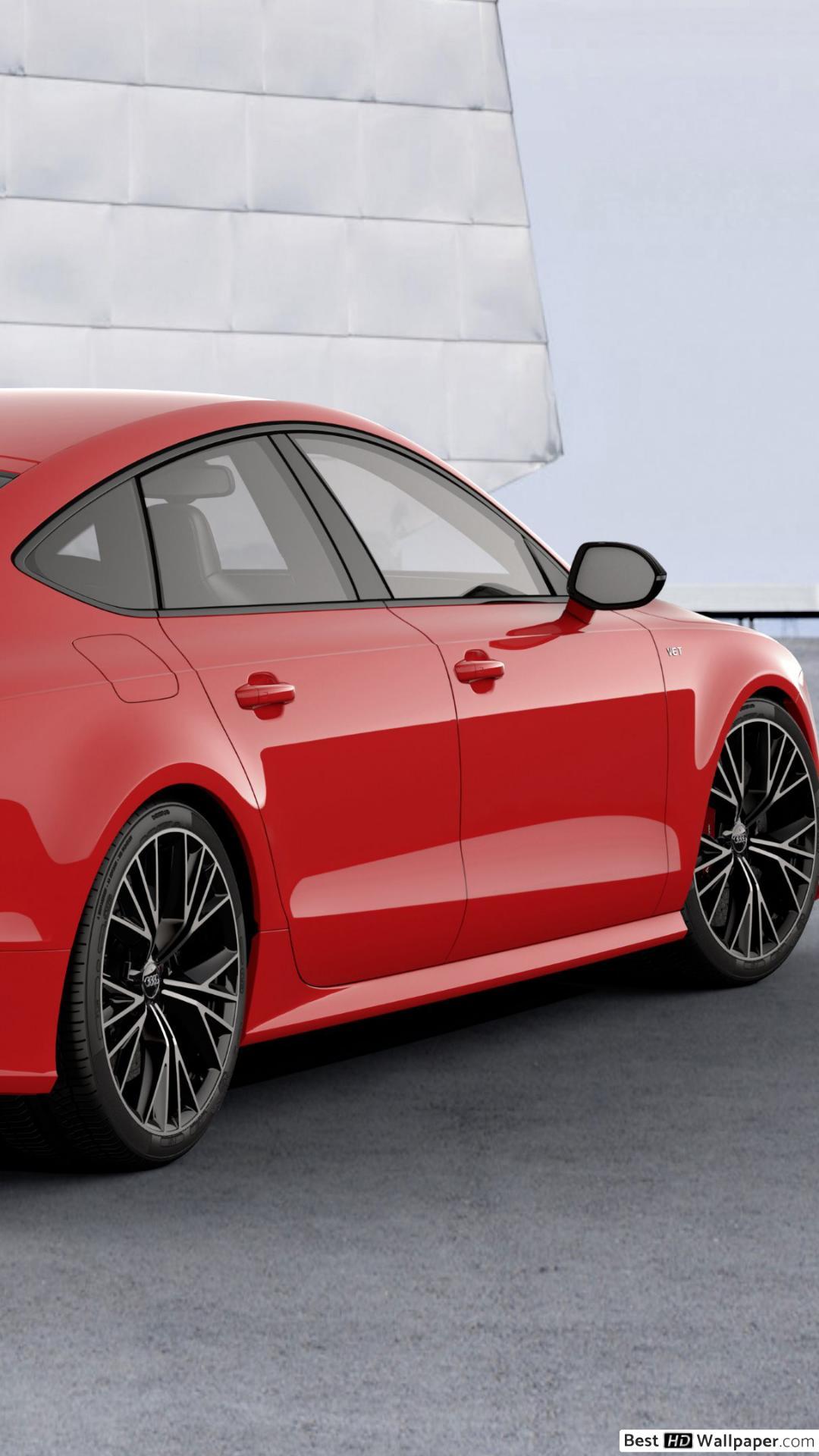1080x1920 Red Audi A7 HD wallpaper download
