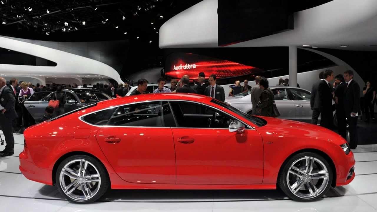 1280x720 Audi A7 2014 Red wallpaperx720