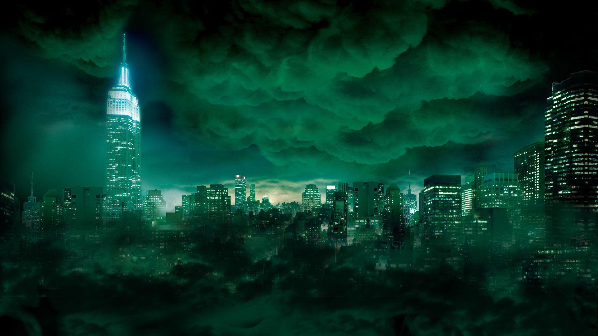 Neon Green City Wallpapers - Top Free Neon Green City Backgrounds