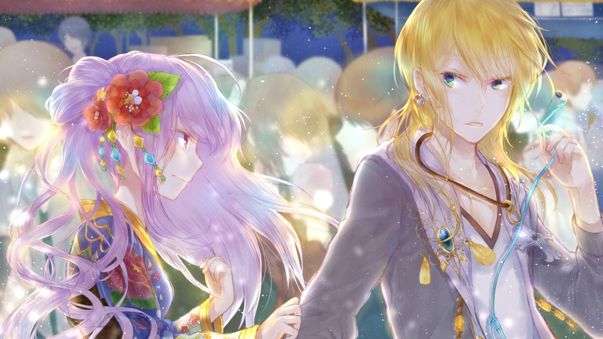 1920x1080 girl, guy, holiday 1080P Laptop Full HD Wallpaper, HD Anime 4K Wallpaper, Image, Photo and Background