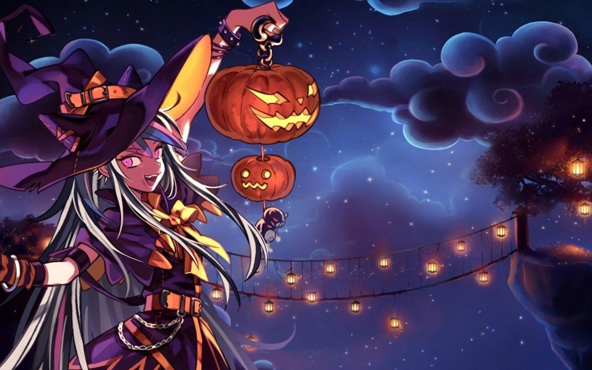 1920x1200 Halloween Anime Wallpaper