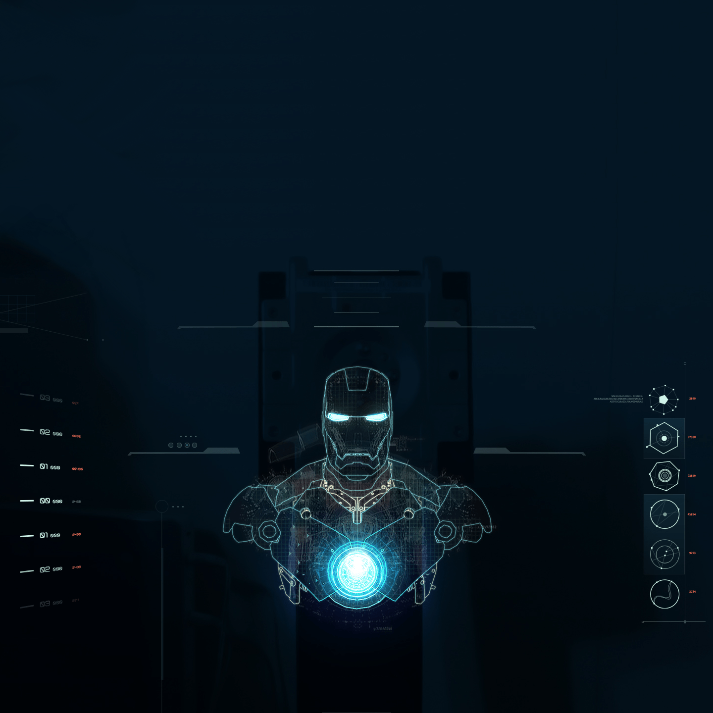 1440x1440 OS10 Ironman wallpaper. Blackberry Theme & Wallpaper