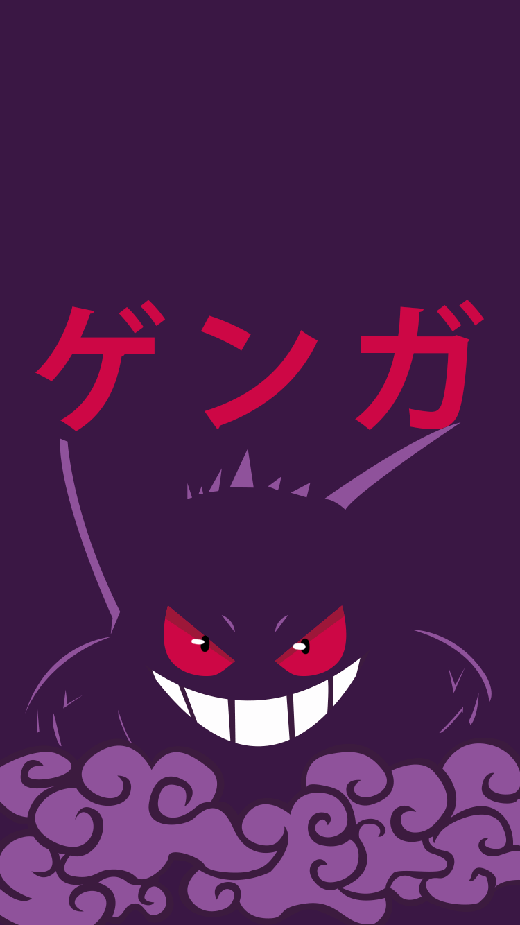 750x1334 Gengar Wallpaper. Gengar pokemon, Gengar, Wallpaper