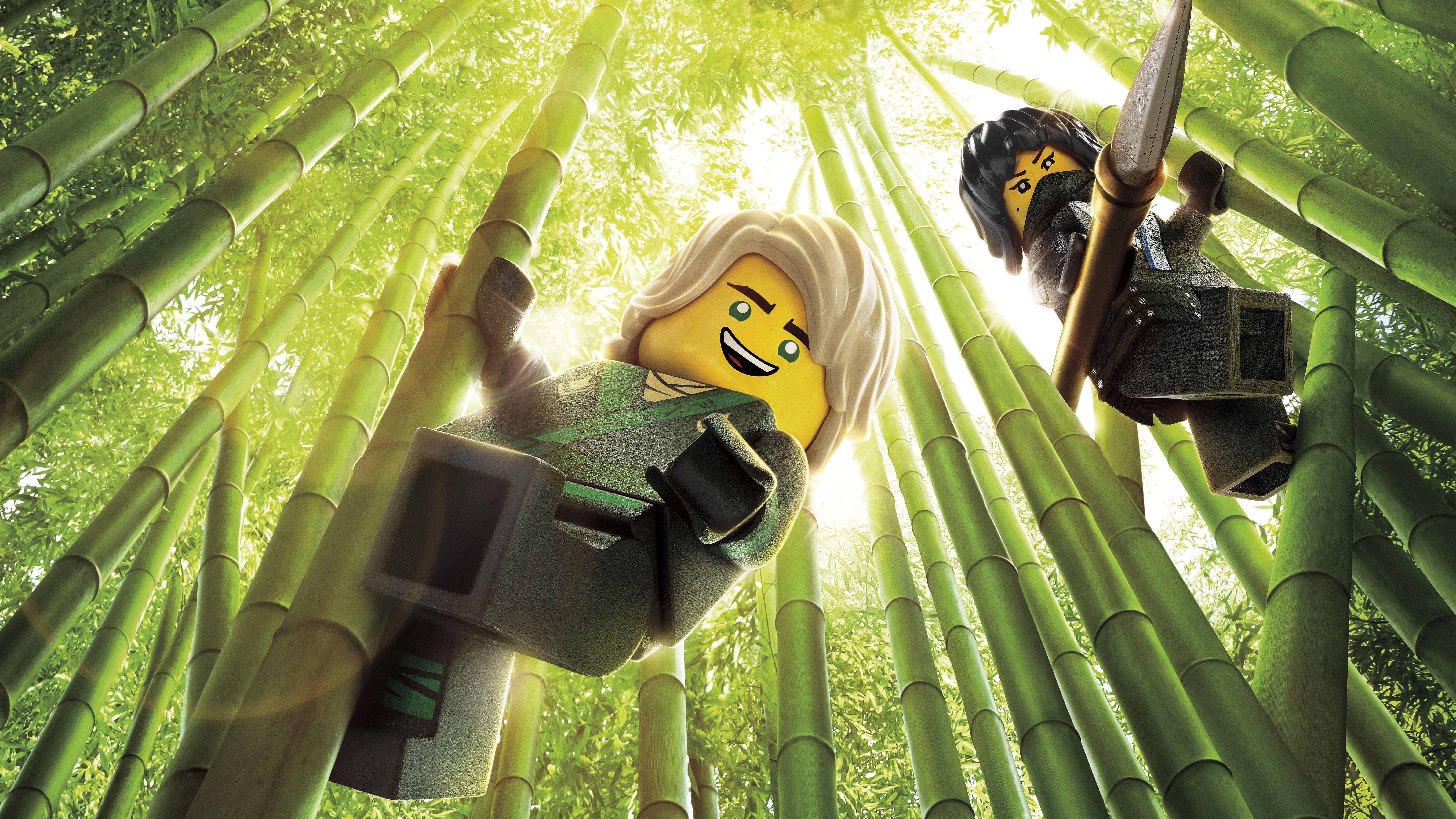 LEGO Ninjago Movie Minifigure - Nya with Blue Ninja Armor and Hair - wide 4