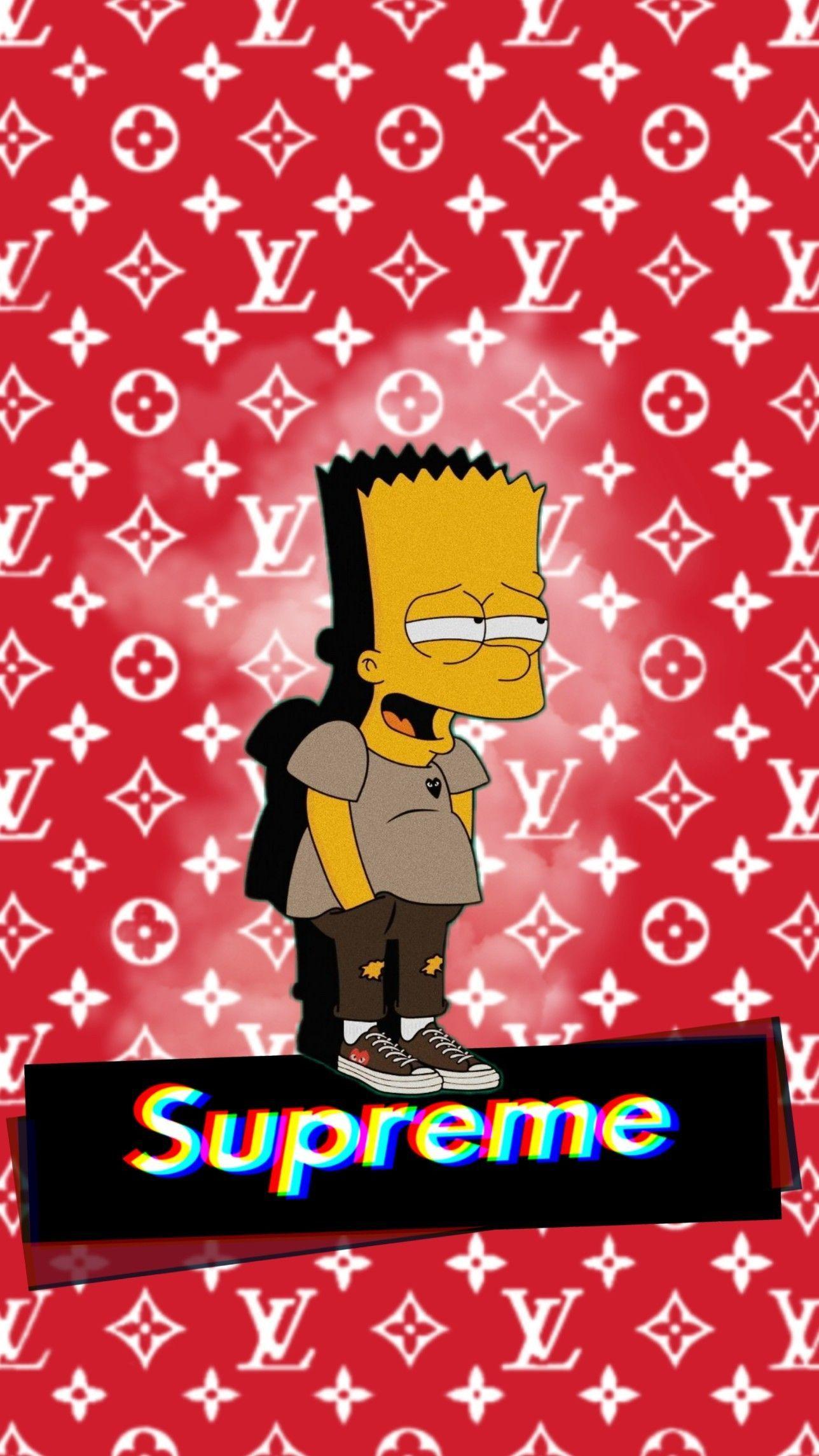 Bart Simpson Supreme Wallpapers  Wallpaper Cave