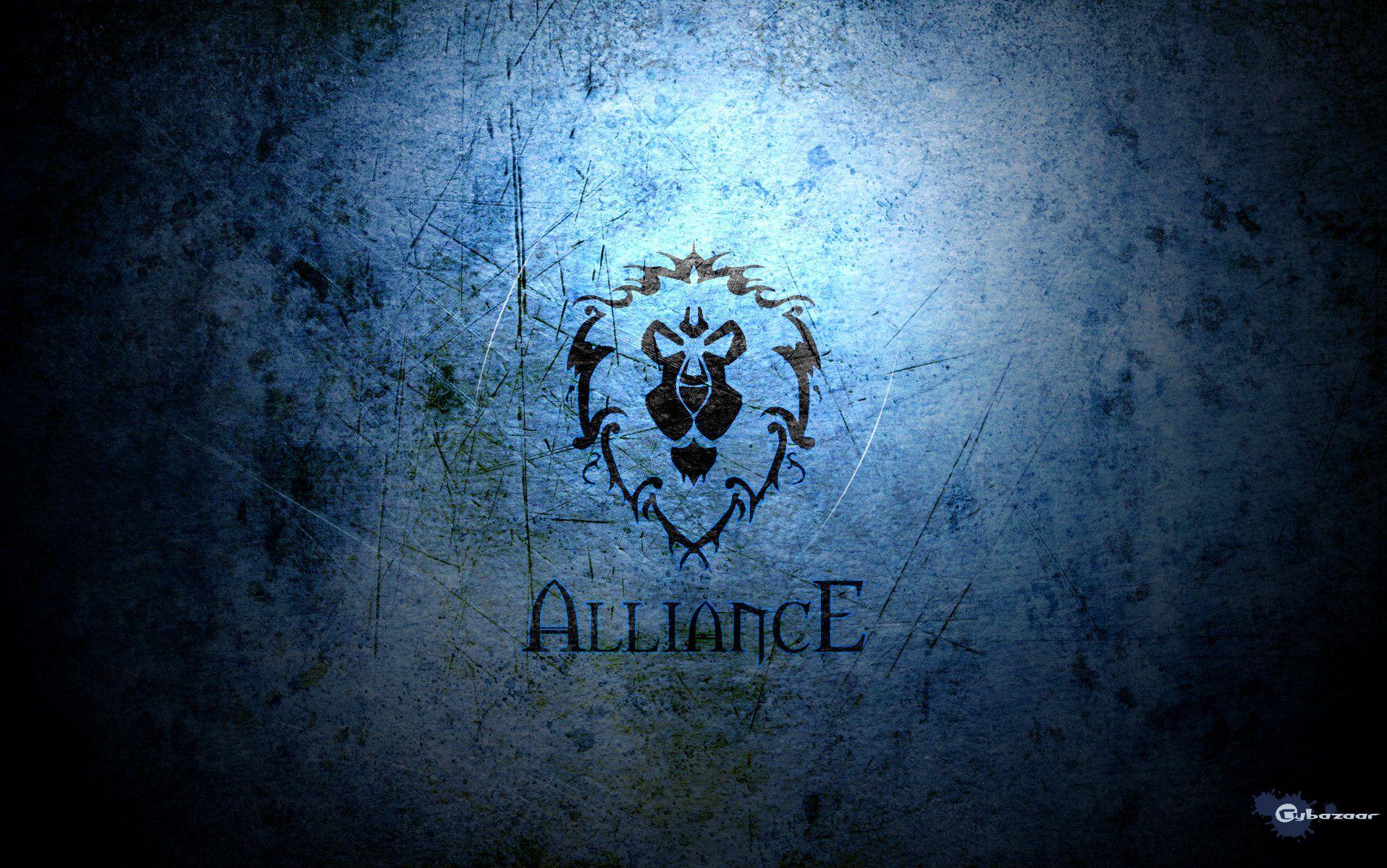 HD wallpaper: World of Warcraft, Alliance, horde, flag, banner, claw marks  | Wallpaper Flare