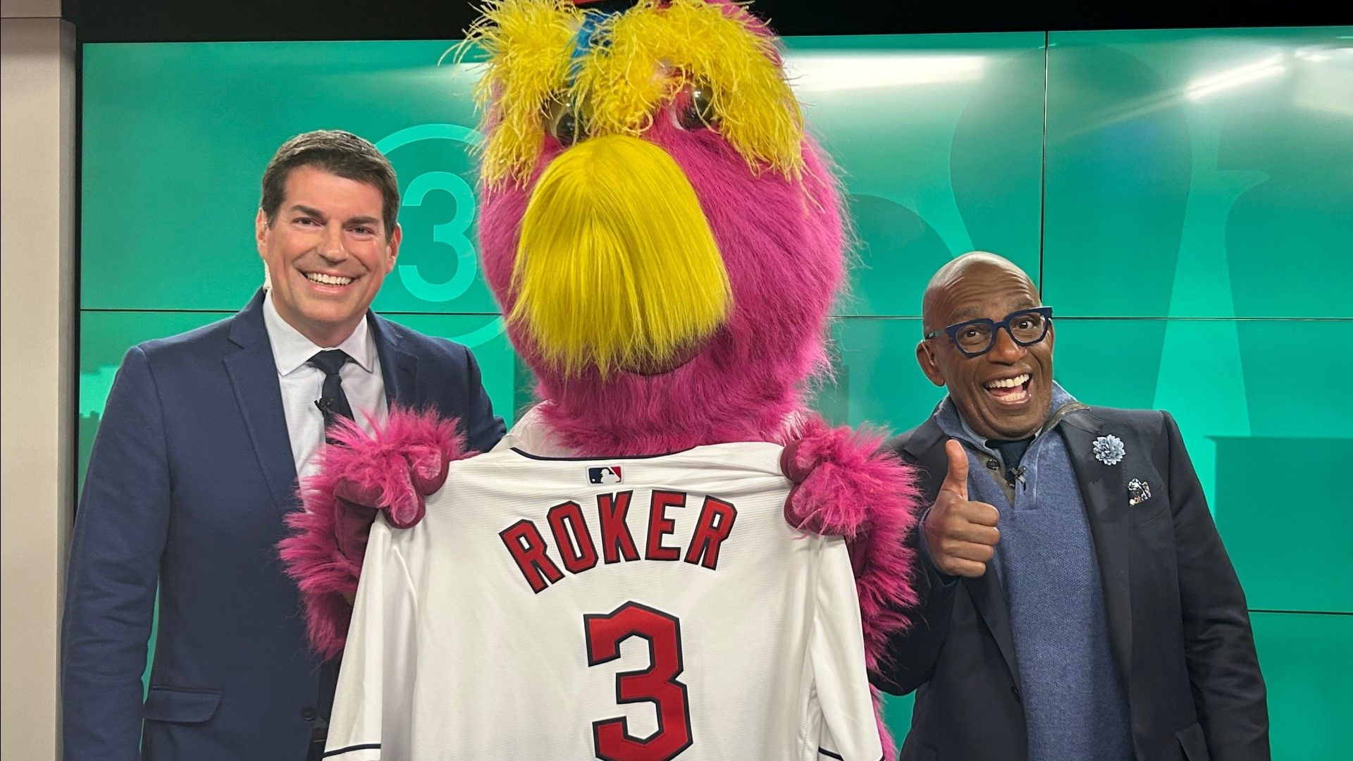 1920x1080 When Al Roker meets Slider the mascot of the Cleveland Guardians