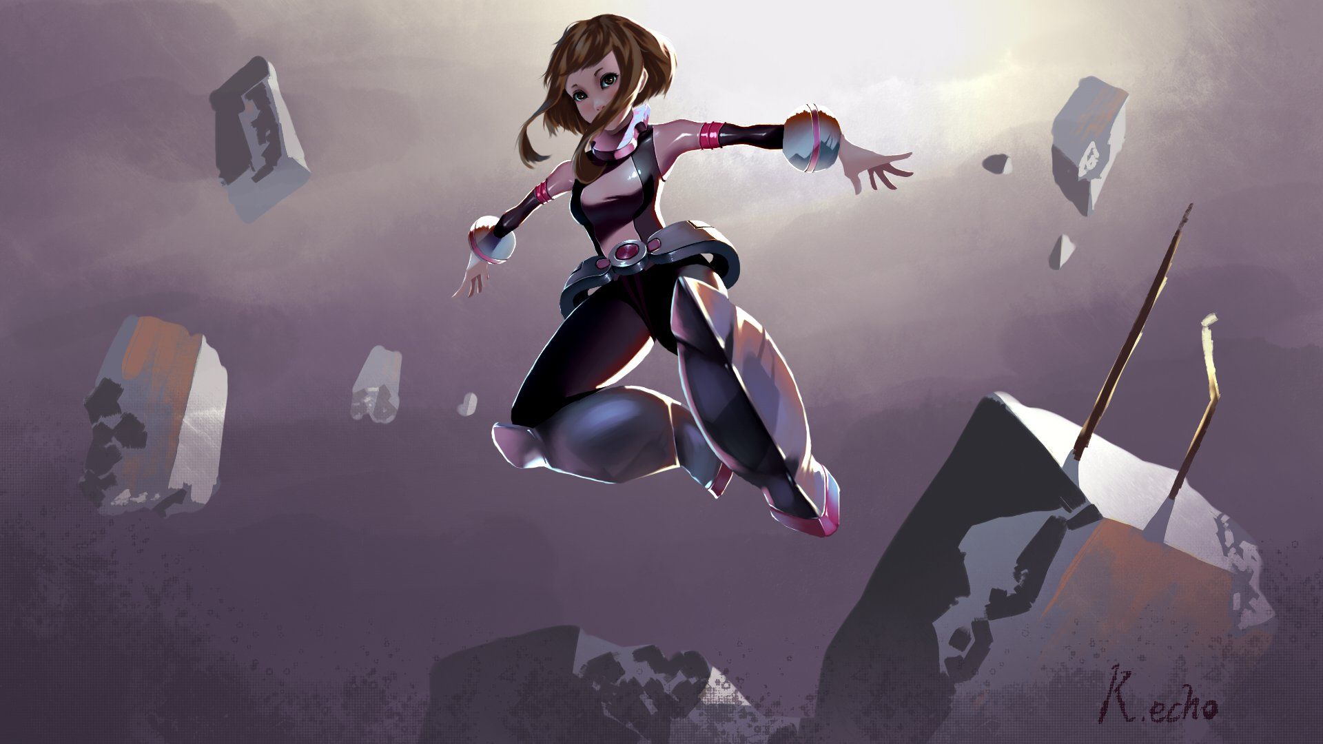 1920x1080 Download Ochaco Uraraka Anime My Hero Academia HD Wallpaper