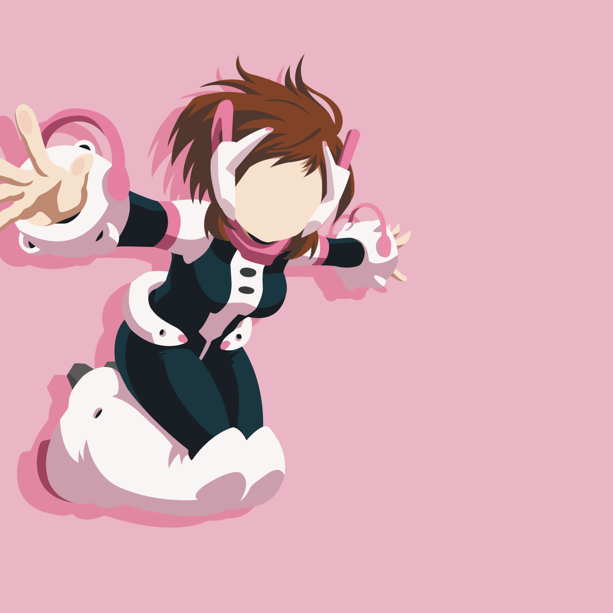 2048x2048 Ochaco Uraraka Wallpaper 4K, Uravity, My Hero Academia