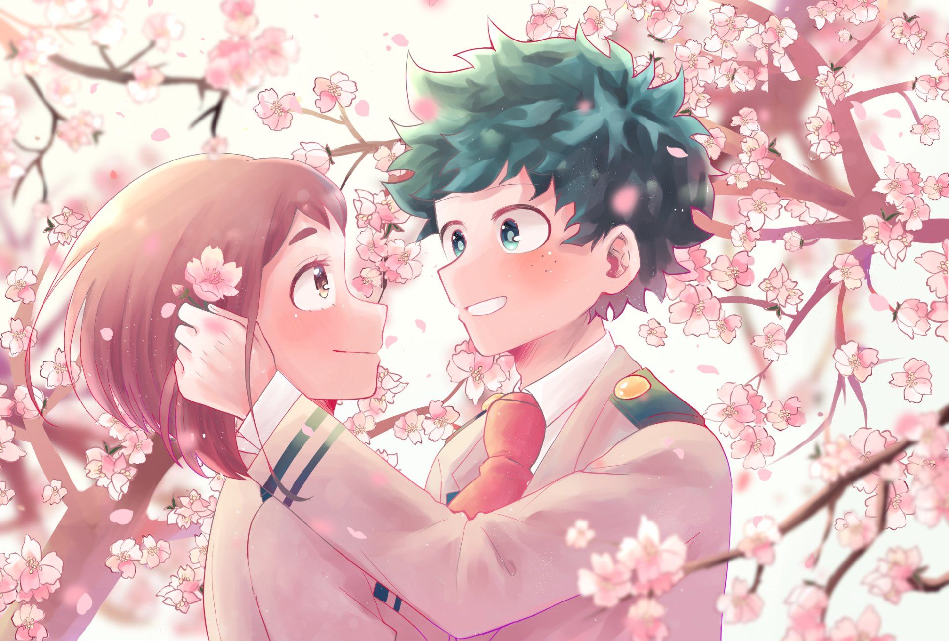 1920x1298 Download Uravity (My Hero Academia) Izuku Midoriya Ochaco Uraraka Anime My Hero Academia HD Wallpaperx1378