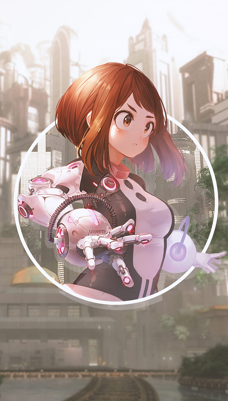 800x1409 Anime, anime girls, -in-, Boku no Hero Academia, Uraraka Ochako, HD phone wallpaper