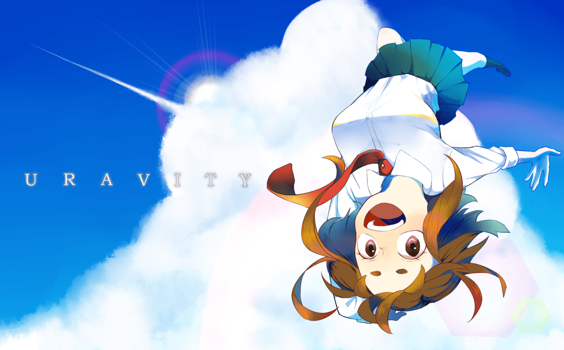 1920x1193 Uraravity: Ochaco's Zero G Smile