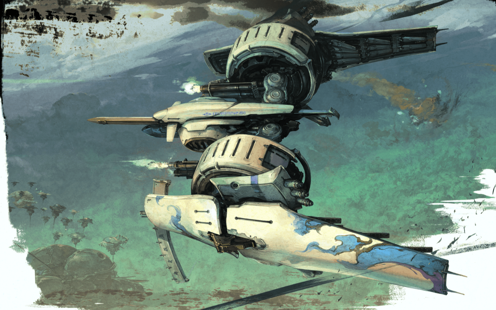 1728x1080 All Ikaruga Official Artwork Compilation