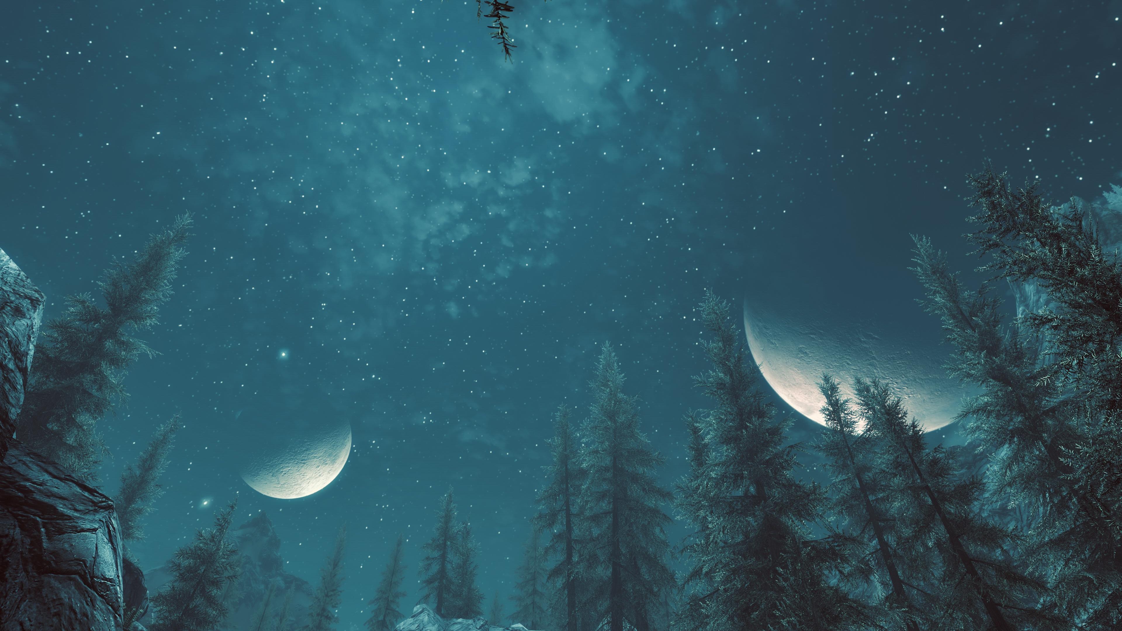 3840x2160 The beauty of Skyrim