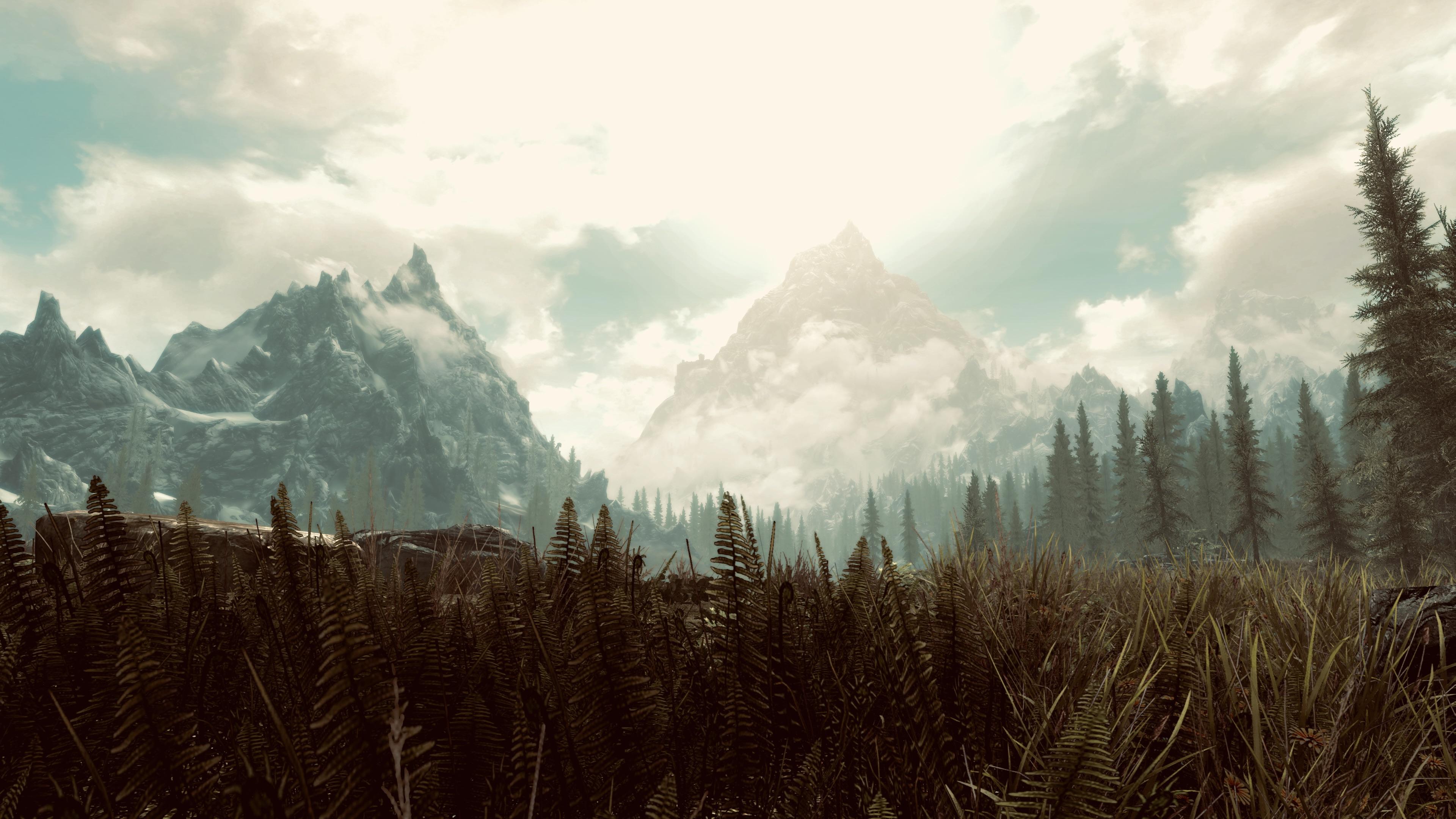 3840x2160 The beauty of Skyrim