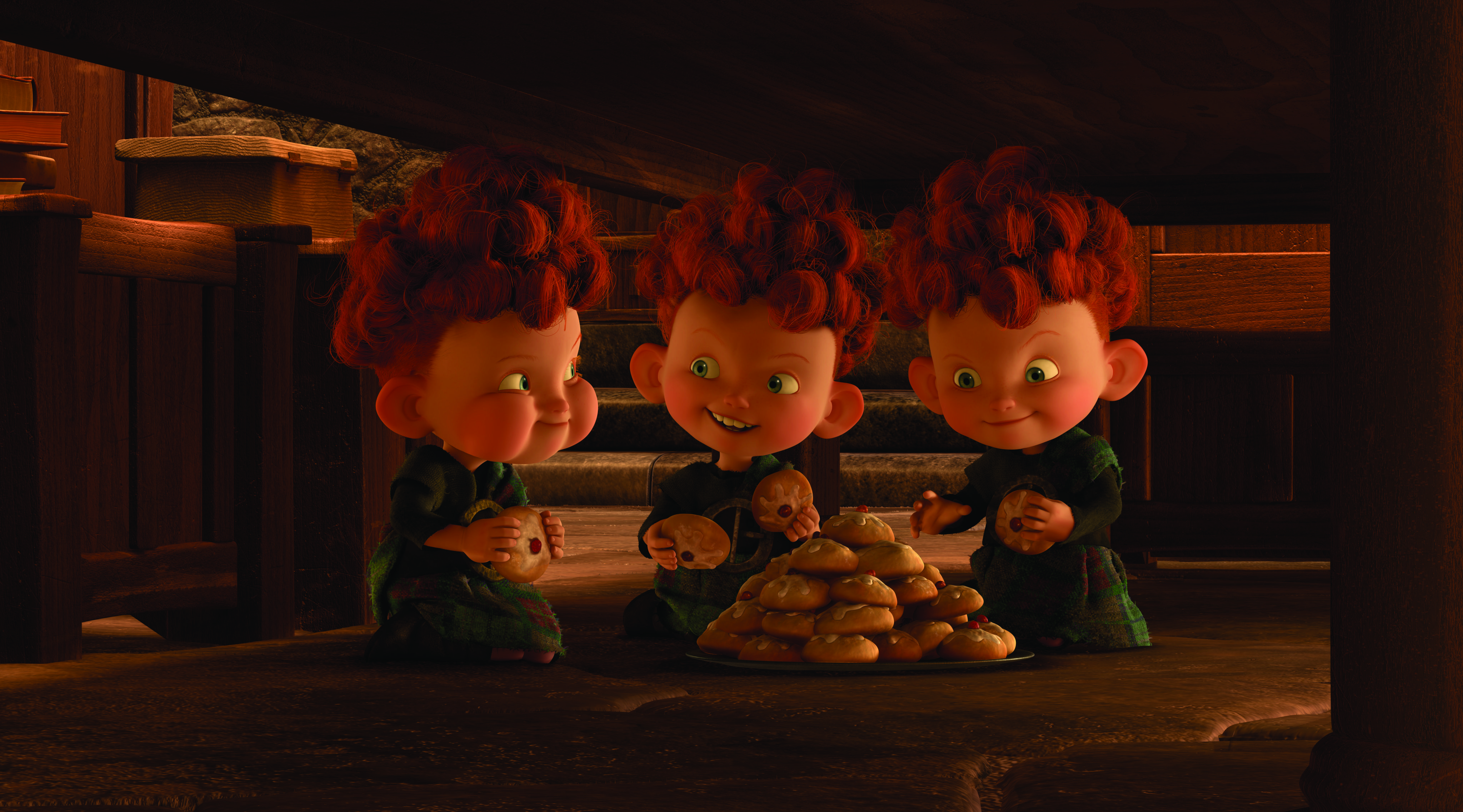 4096x2274 Brave Trillizos Cartoon HD Wallpaper for FB Cover