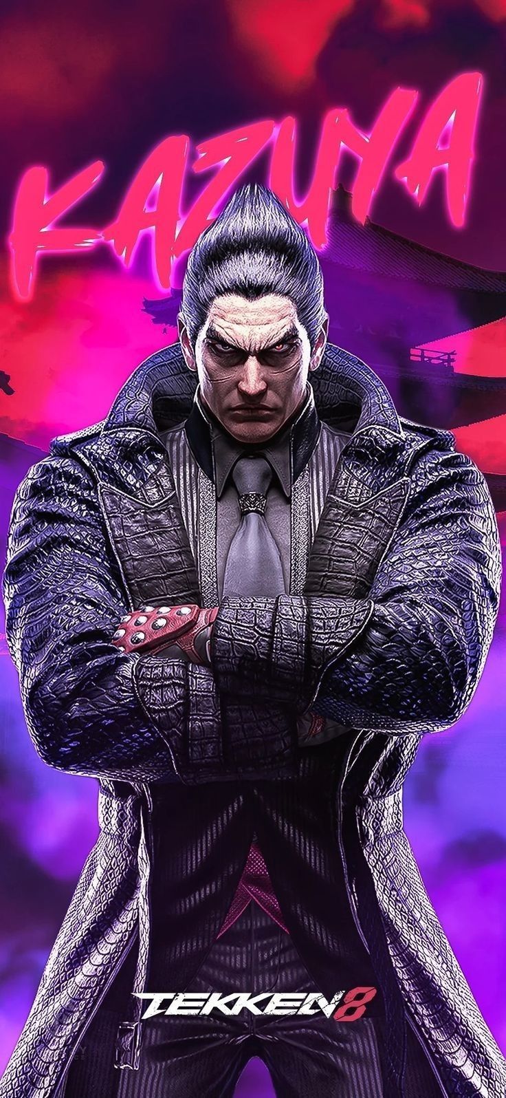 736x1596 Kazuya mishima tekken 8 wallpaper. Tekken 8 characters wallpaper, Tekken Tekken 9