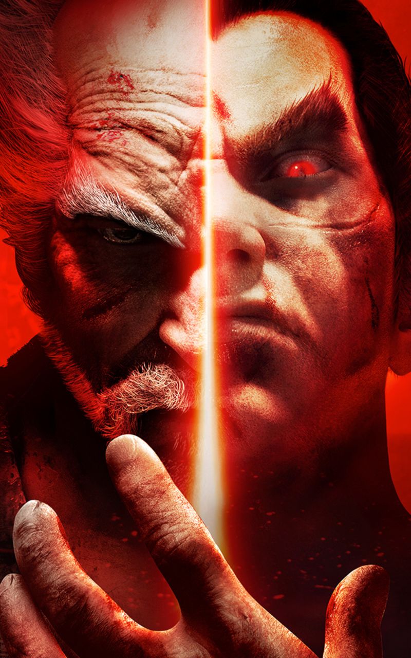 800x1280 Phone wallpaper: Tekken, Kazuya Mishima, Video Game, Tekken Heihachi Mishima 1127173