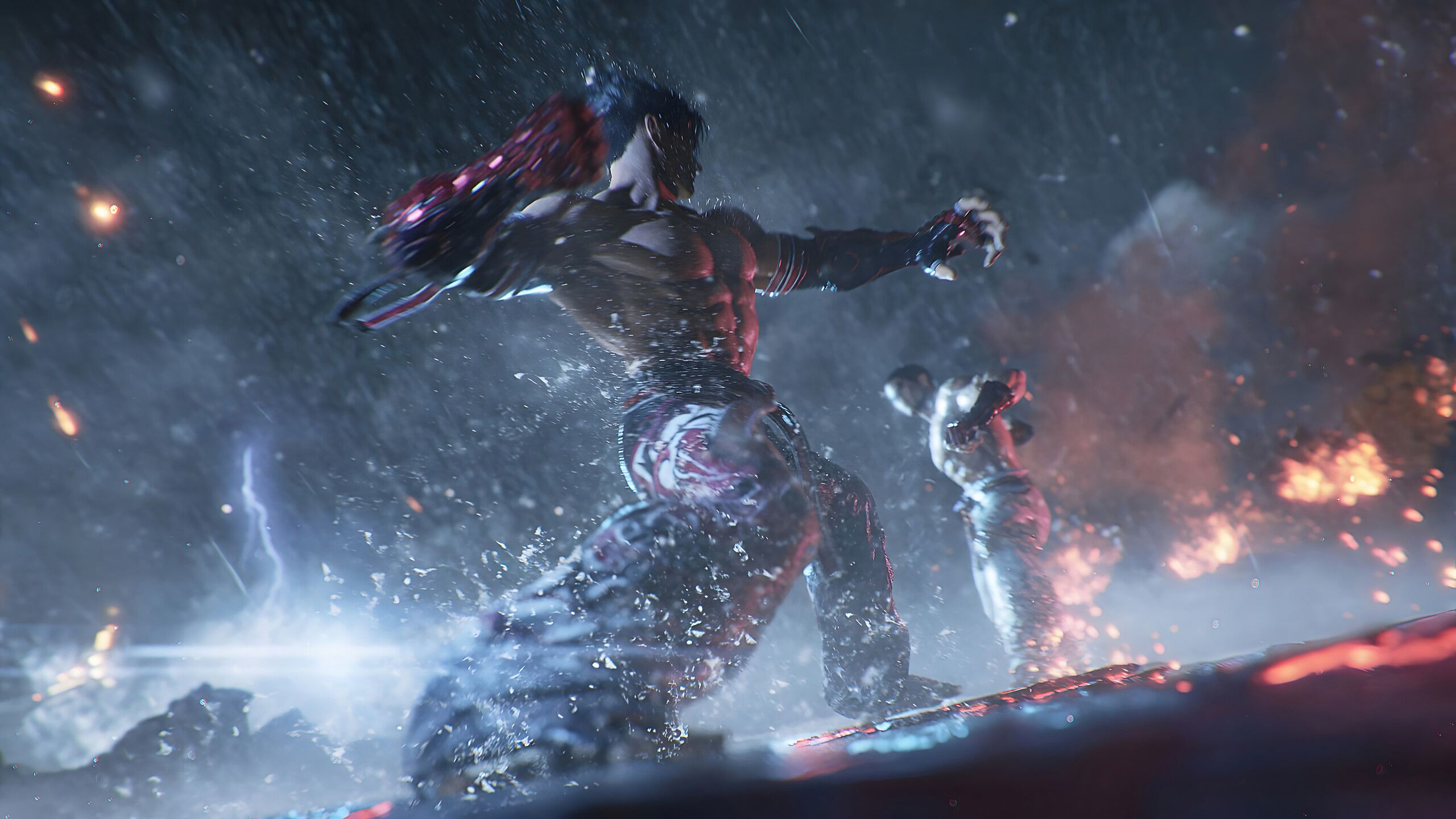 2560x1440 Tekken 8 Jin Kazama vs. Kazuya Mishima 4K Wallpaper HD PC j