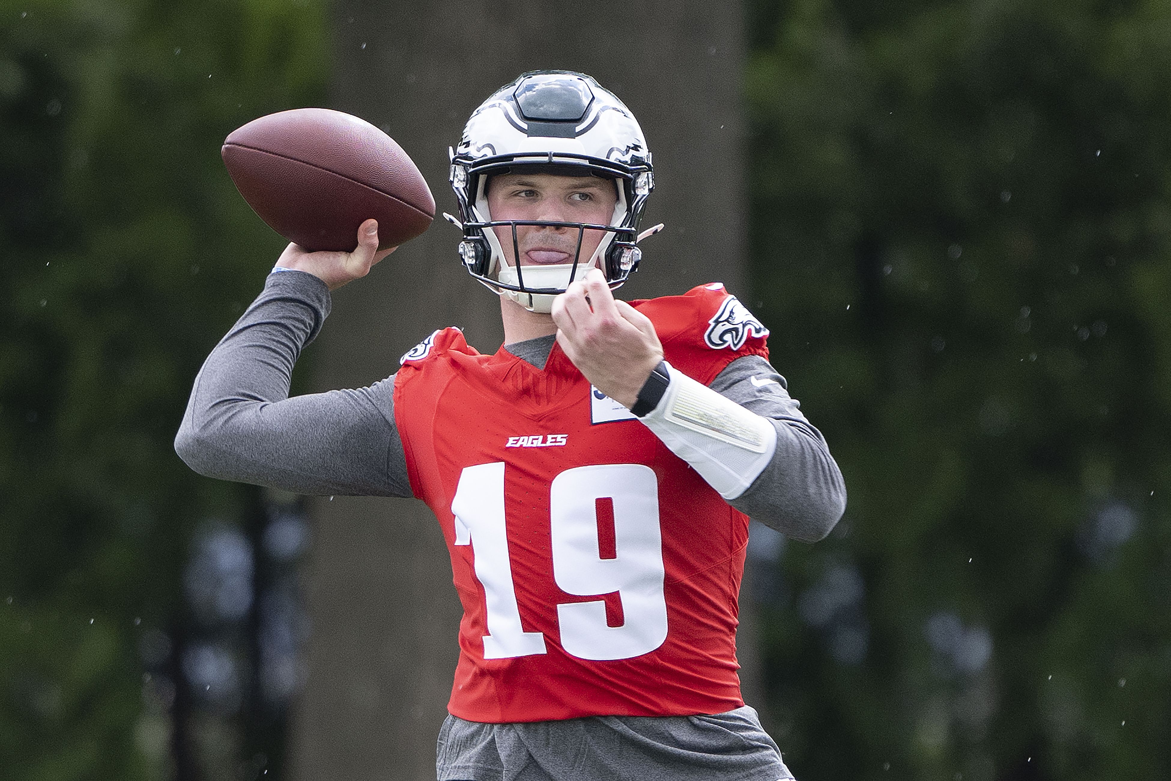 3900x2601 Familiarity with Eagles extends beyond location for QB Kyle McCord