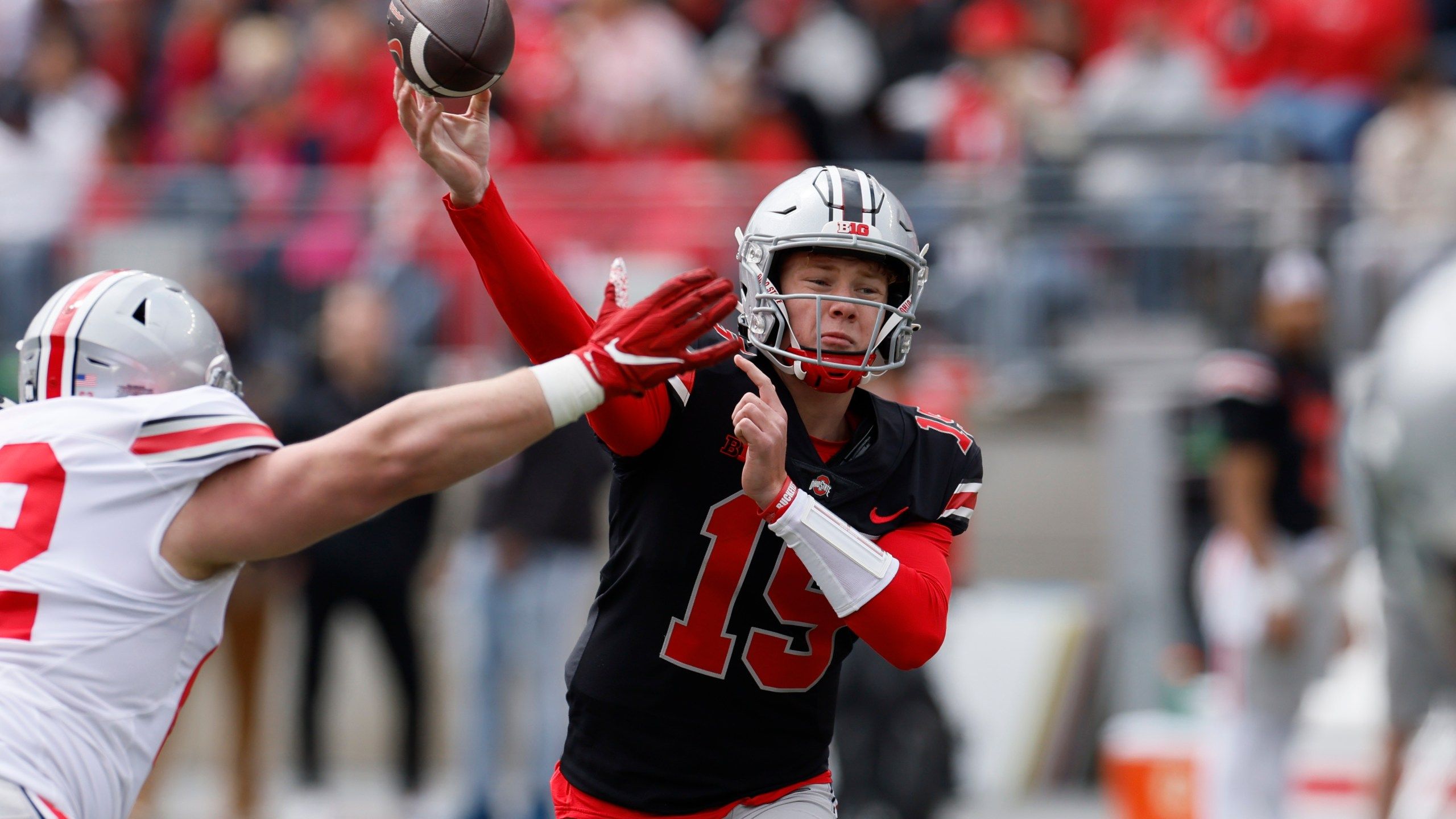 2560x1440 Kyle McCord gets the nod as starting QB for No. 3 Ohio State after 2 years as C.J. Stroud's backup