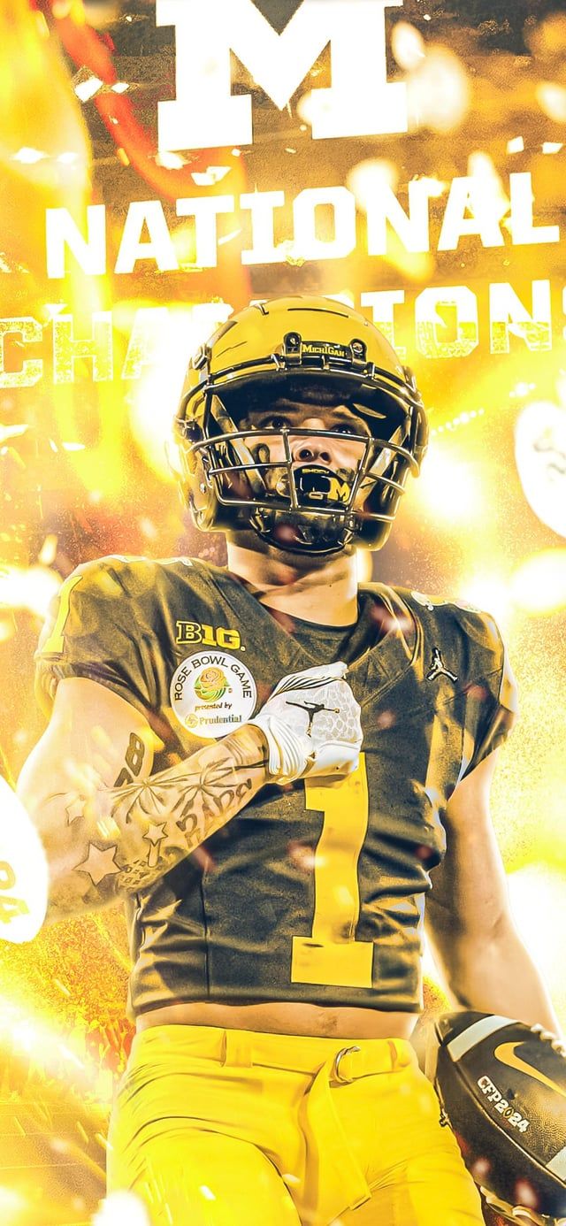 640x1386 Adding a few more wallpaper to the earlier set: Kenneth Grant, Roman Wilson, and new Head Coach Sherrone Moore!