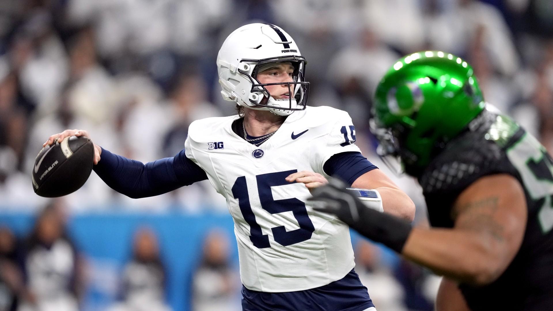 1920x1080 Is Drew Allar entering the NFL Draft? Latest 2025 updates on if QB is leaving Penn State to go pro