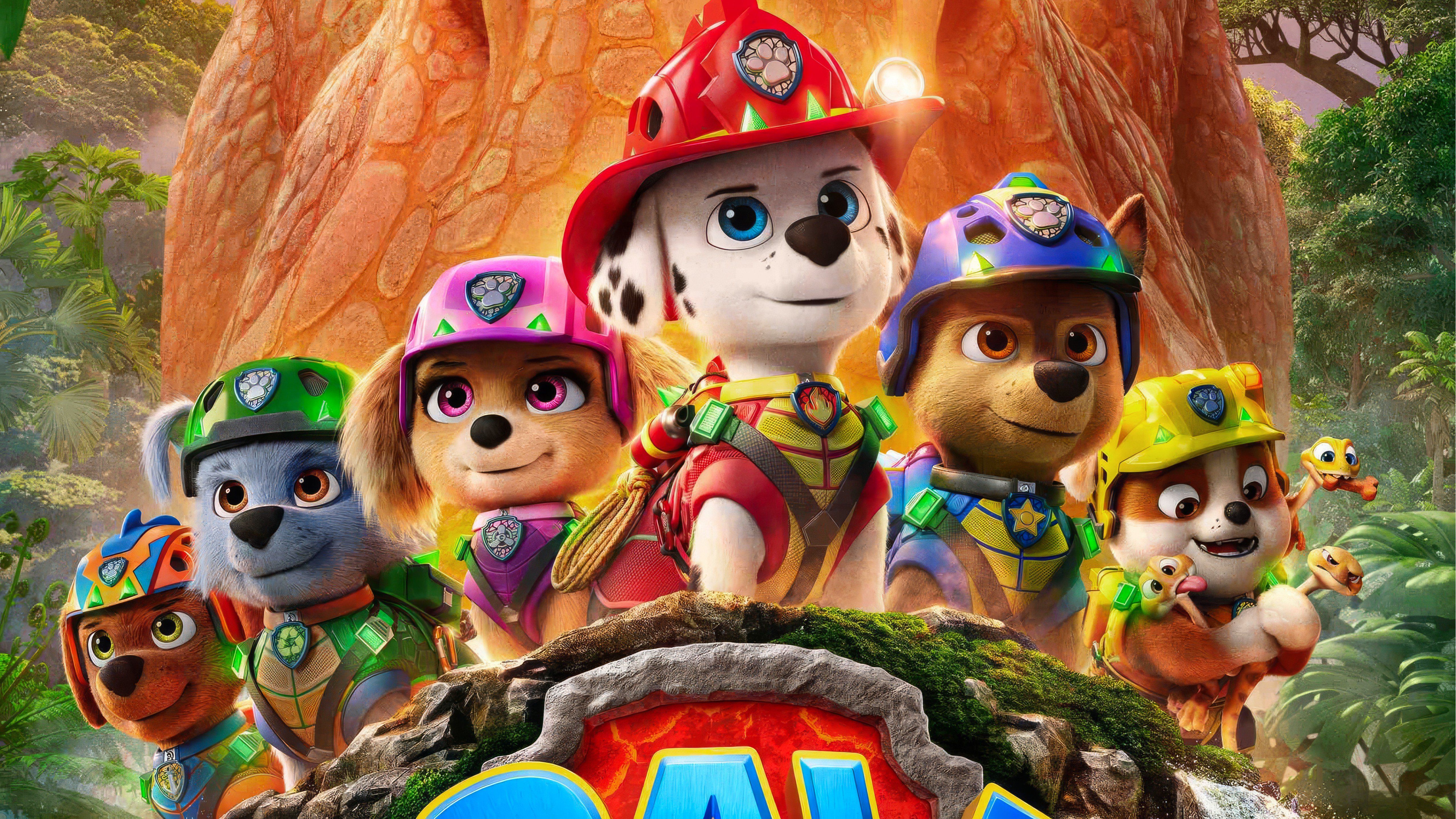 5120x2880 PAW Patrol: The Dino Movie Wallpaper 4K for Desktop