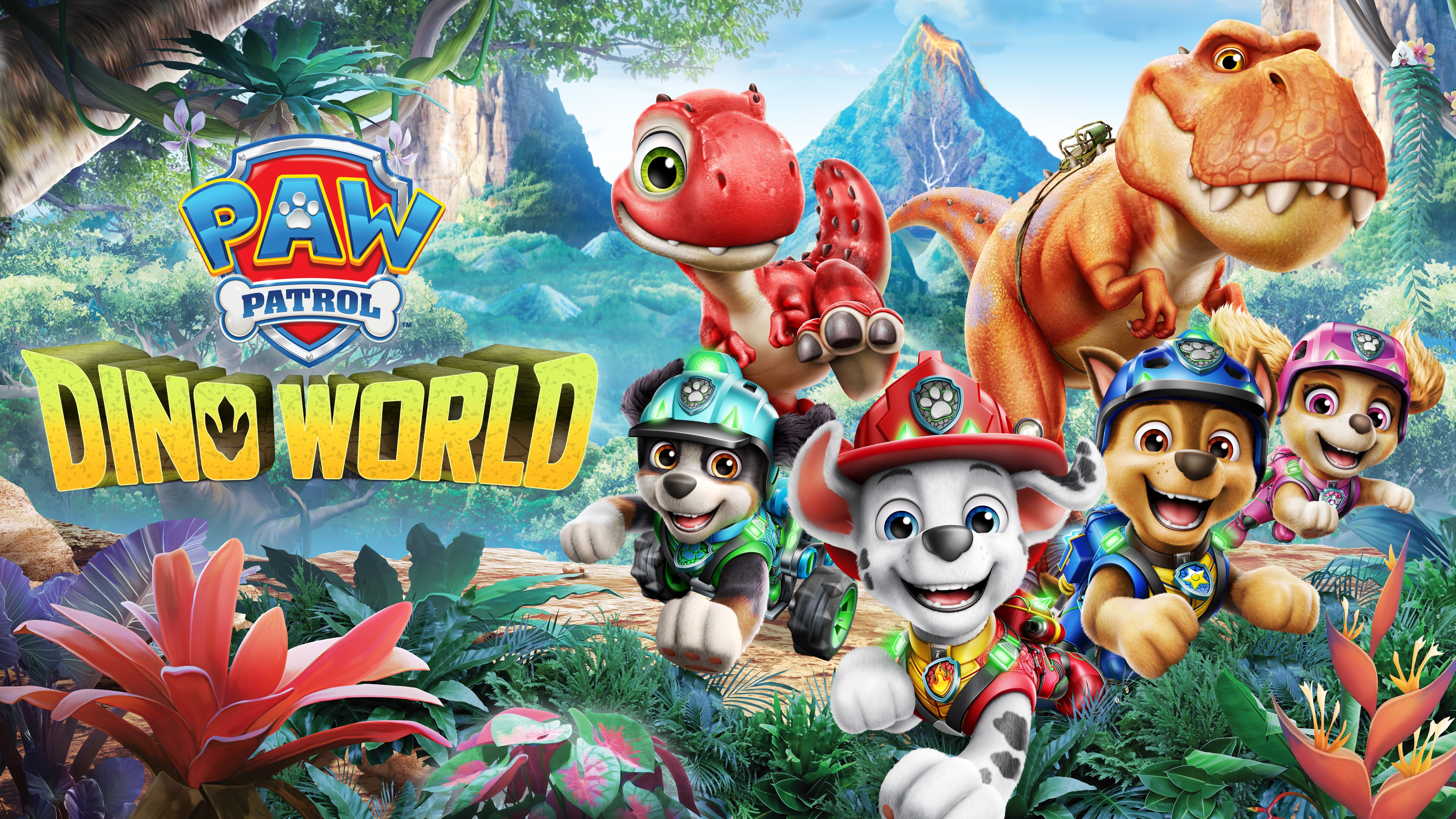 7680x4320 NickALive!: New 'PAW Patrol: Dino World' Reveals Playable Pups and Environments